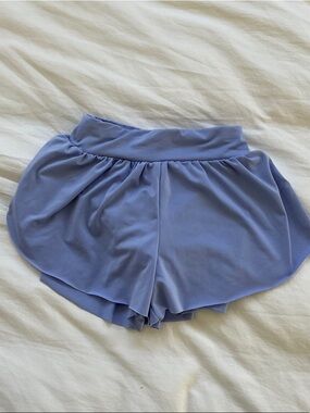 Women's Lavender Athletic Skort with Wide Elastic Waistband